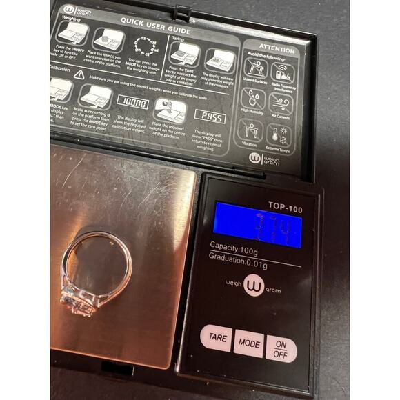 NEW cosmic mystic topaz ring in sterling silver size 8 - Picture 12 of 16